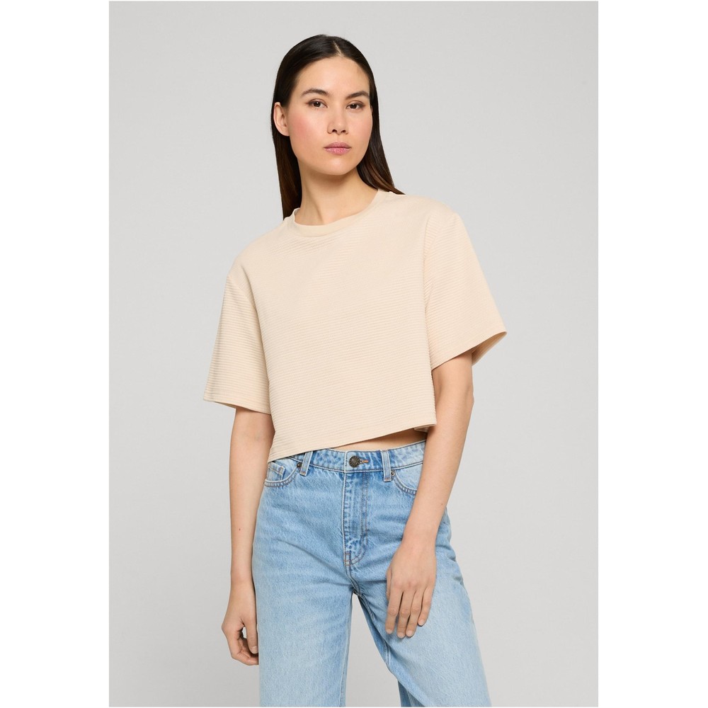Urban Classics - Structured Jersey Crop top - Grey